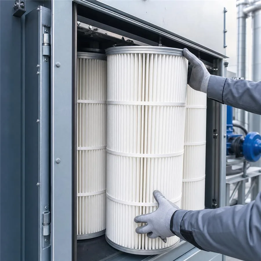 Filter cartridge replacement