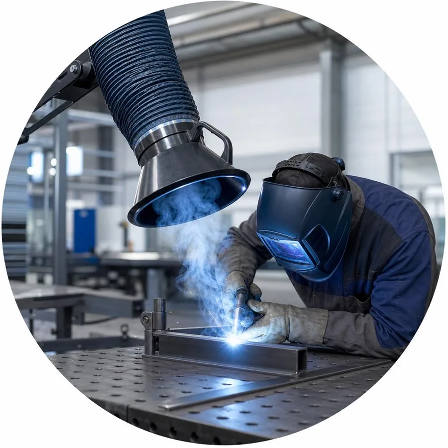 Welding fume extraction