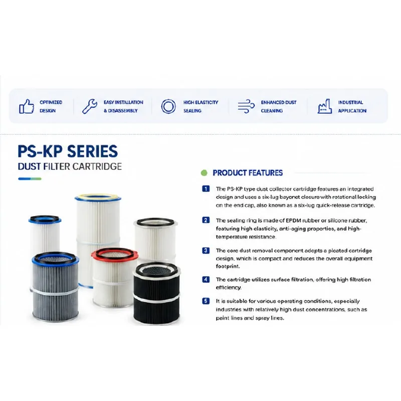 PS-KP series dust filter cartridges