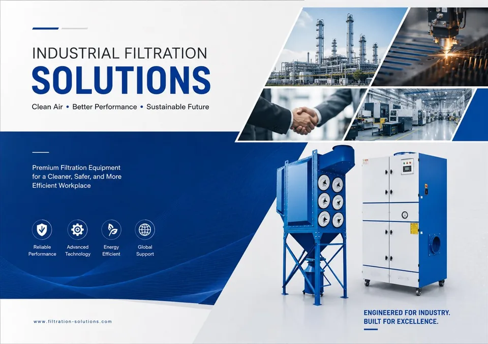 Dust collection equipment catalog cover
