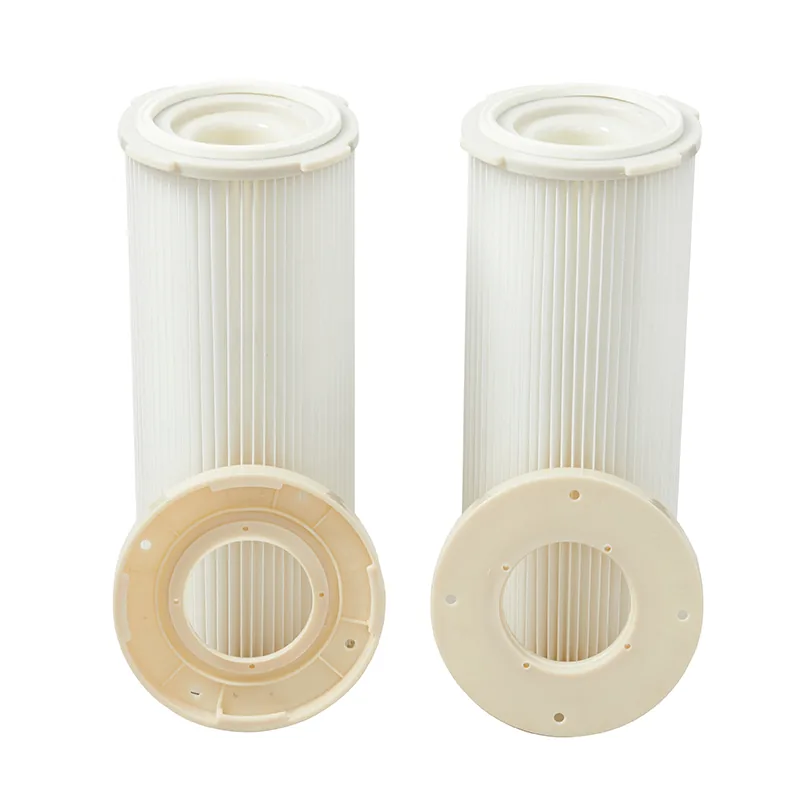 KNT-SE filter cartridge front and back end cap views