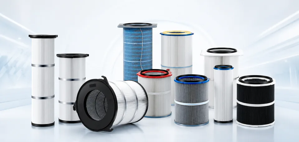 Range of replacement filter cartridges